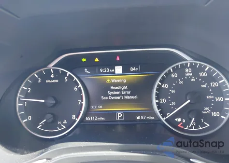 2019 Nissan Maxima 3.5 Sr z USA, uszkodzony, nr VIN 1N4AA6AV5KC361178